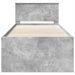 Daybed cu sertar Gri beton și negru 75 x 190 cm Lemn compozit - WALTI WALTI