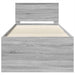 Daybed Manual Stejar afumat și negru 75 x 190 cm Lemn compozit - WALTI WALTI