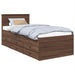 Daybed Manual Stejar afumat și negru 75 x 190 cm Lemn compozit - WALTI WALTI