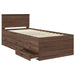 Daybed Manual Stejar afumat și negru 75 x 190 cm Lemn compozit - WALTI WALTI