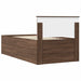 Daybed Manual Stejar afumat și negru 75 x 190 cm Lemn compozit - WALTI WALTI