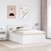 Cadru de pat cu headboard Alb 140 x 200 cm Lemn compozit - WALTI WALTI