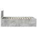 Cadru de pat Gri din beton 120 x 190 cm Lemn compozit - WALTI WALTI