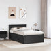 Cadru de pat cu headboard Negru 120 x 200 cm Lemn compozit - WALTI WALTI