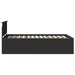 Cadru de pat cu headboard Negru 120 x 200 cm Lemn compozit - WALTI WALTI