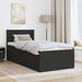Cadru de pat cu headboard Negru 120 x 200 cm Lemn compozit - WALTI WALTI