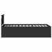Cadru de pat cu headboard Negru 120 x 200 cm Lemn compozit - WALTI WALTI