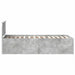 Cadru de pat Gri din beton 120 x 200 cm Lemn compozit - WALTI WALTI