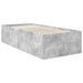 Cadru de pat Gri din beton 90 x 190 cm Lemn compozit - WALTI WALTI