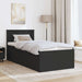 Cadru de pat cu headboard Negru 75 x 190 cm Lemn compozit - WALTI WALTI