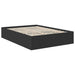 Cadru de pat cu headboard Negru 150 x 200 cm Lemn compozit - WALTI WALTI