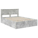 Cadru de pat Gri din beton 150 x 200 cm Lemn compozit - WALTI WALTI