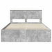 Cadru de pat Gri din beton 150 x 200 cm Lemn compozit - WALTI WALTI