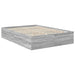 Cadru de pat cu headboard Gri Sonoma 150 x 200 cm Lemn compozit - WALTI WALTI