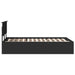 Cadru de pat cu headboard Negru 135 x 190 cm Lemn compozit - WALTI WALTI