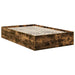 Cadru de pat Stejar fumuriu 135 x 190 cm Lemn compozit - WALTI WALTI