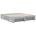Cadru de pat cu headboard Gri Sonoma 180 x 200 cm Lemn compozit - WALTI WALTI