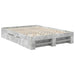 Cadru de pat Gri din beton 160 x 200 cm Lemn compozit - WALTI WALTI