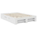 Cadru de pat cu headboard Alb 140 x 200 cm Lemn compozit - WALTI WALTI