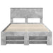 Cadru de pat Gri din beton 120 x 200 cm Lemn compozit - WALTI WALTI