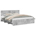 Cadru de pat Gri din beton 180 x 200 cm Lemn compozit - WALTI WALTI