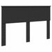 Cadru de pat cu headboard Negru 160 x 200 cm Lemn compozit - WALTI WALTI