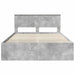 Cadru de pat Gri din beton 150 x 200 cm Lemn compozit - WALTI WALTI