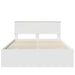 Cadru de pat cu headboard Alb 140 x 200 cm Lemn compozit - WALTI WALTI