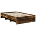 Cadru de pat Stejar fumuriu 120 x 123 cm Lemn compozit - WALTI WALTI