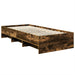 Cadru de pat Stejar fumuriu 90 x 200 cm Lemn compozit - WALTI WALTI