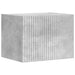 Set Dulap pentru Televizor Montat pe Perete 4 pcs Gri din beton - WALTI WALTI