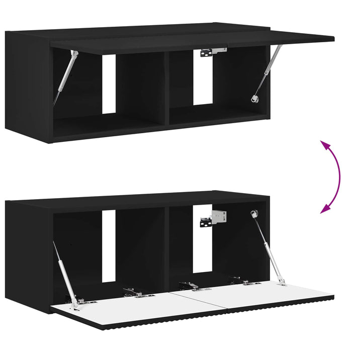 Negru 78,5 x 30 x 29,5 cm - WALTI WALTI