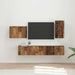 Set Dulap pentru Televizor Montat pe Perete 4 pcs Lemn vechi - WALTI WALTI