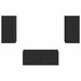Set comodă TV Pe perete 2 pcs Negru Lemn compozit - WALTI WALTI