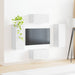 Set comodă TV Pe perete 2 pcs Alb Lemn compozit - WALTI WALTI