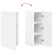 Set comodă TV Pe perete 2 pcs Alb Lemn compozit - WALTI WALTI