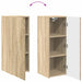 Set comodă TV Pe perete 2 pcs Stejar Sonoma Lemn compozit - WALTI WALTI