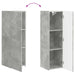 Set comodă TV Pe perete 2 pcs Gri din beton Lemn compozit - WALTI WALTI