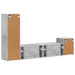 Set comodă TV Pe perete 4 pcs Gri din beton Lemn compozit - WALTI WALTI