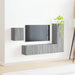 Set comodă TV Pe perete 4 pcs Gri Sonoma Lemn compozit - WALTI WALTI