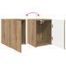 Set comodă TV Pe perete 4 pcs Stejar Artizanal Lemn compozit - WALTI WALTI