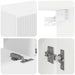 Set comodă TV Pe perete 3 pcs Alb Lemn compozit - WALTI WALTI