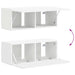 Set comodă TV Pe perete 3 pcs Alb Lemn compozit - WALTI WALTI