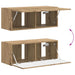 Set comodă TV Pe perete 3 pcs Stejar Artizanal Lemn compozit - WALTI WALTI