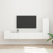 Set comodă TV Pe perete 3 pcs Alb Lemn compozit - WALTI WALTI