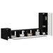 Set comodă TV Pe perete 3 pcs Negru Lemn compozit - WALTI WALTI