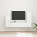 Set comodă TV Pe perete 4 pcs Alb Lemn compozit - WALTI WALTI