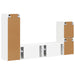Set comodă TV Pe perete 4 pcs Alb Lemn compozit - WALTI WALTI