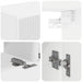 Set comodă TV Pe perete 4 pcs Alb Lemn compozit - WALTI WALTI