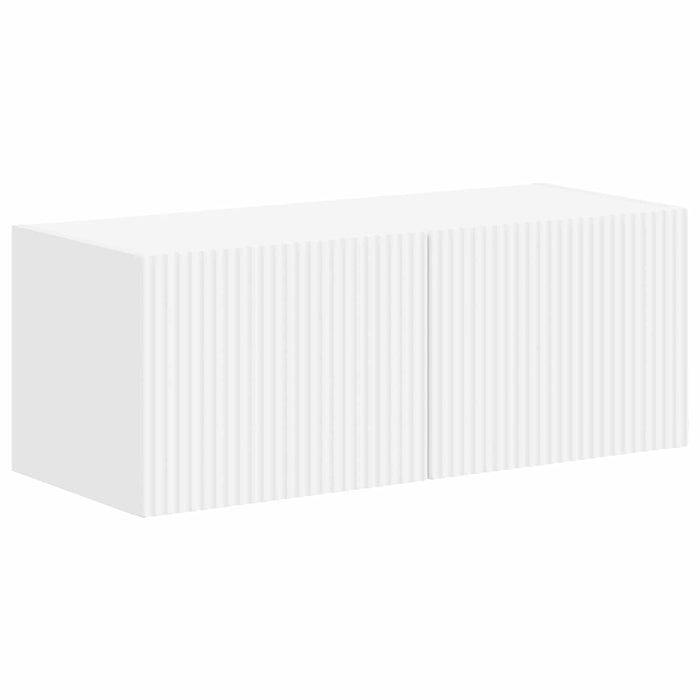 Set comodă TV Pe perete 4 pcs Alb Lemn compozit - WALTI WALTI